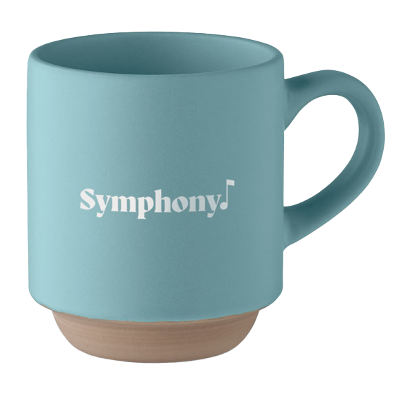 mo2493-20-print Taza cerámica apilable CERACK de 170 ml con acabado mate, base sin esmaltar y diseño minimalista