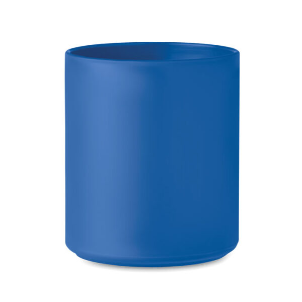 Taza promocional reutilizable MONDAY en polipropileno con acabado mate