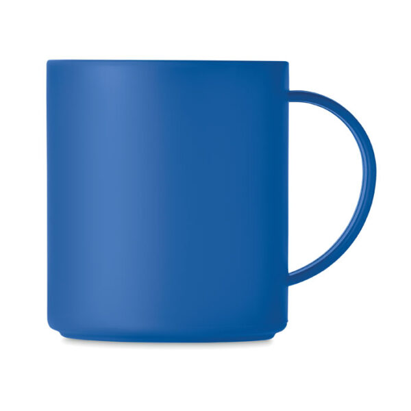 Taza promocional reutilizable MONDAY en polipropileno con acabado mate