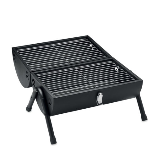 Barbacoa portátil personalizada CHIMEY con tapa y chimenea