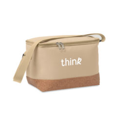 Lonchera ecológica promocional KOELER con interior térmico y base de corcho