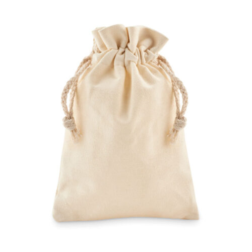 Cuerda para saltar ecológica JUMP con mangos de madera y bolsa de algodón