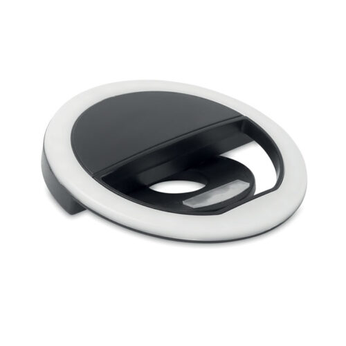 Aro de luz promocional HELIE con clip universal y luz LED ajustable