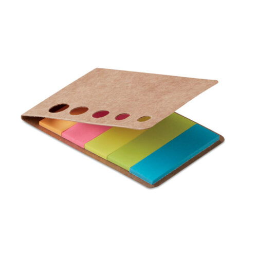 Set de notas adhesivas ecológicas MEMOSTICKY con cubierta reciclada