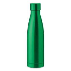Botella ejecutiva reutilizable BELO BOTTLE con acabado dorado y doble pared
