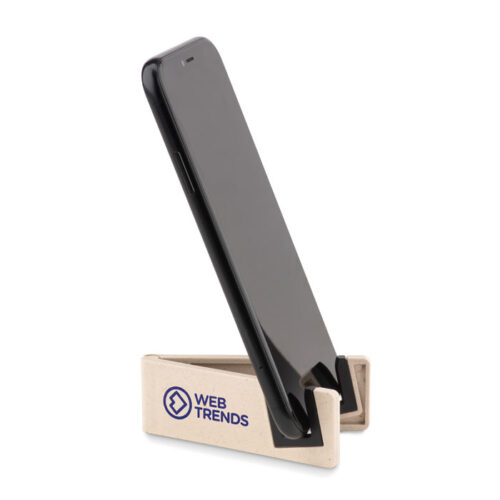 Soporte ecológico para celular STANDOL+ plegable en bambú con base antideslizante