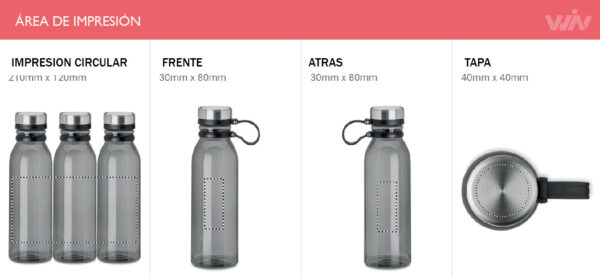 Botella deportiva ICELAND RPET - Imagen 4