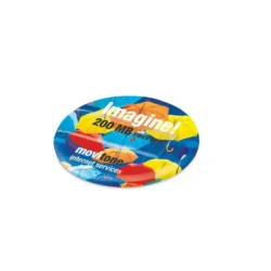 USB redonda personalizada promocional ROUND con giro retráctil y diseño impreso