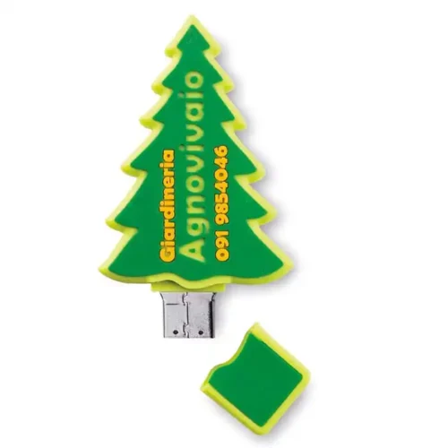 USB personalizada en PVC 2D con forma de personaje o logotipo a todo color