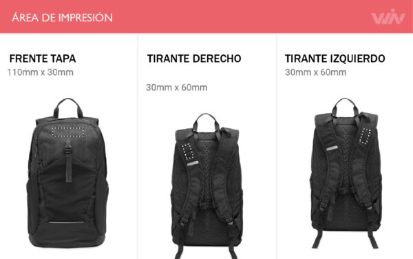 Mochila nylon BAGGA - Imagen 10