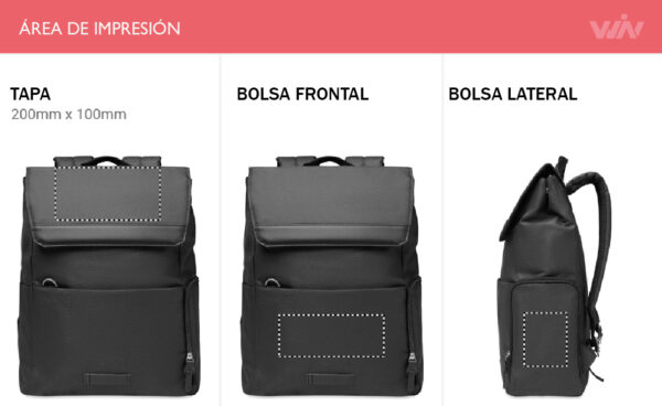 Mochila porta laptop DAEGU - Imagen 9