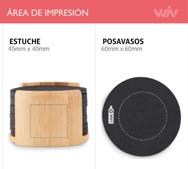 Set de posavasos BAHIA - Imagen 5