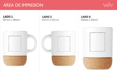 Taza cerámica SUBCORK - Imagen 4