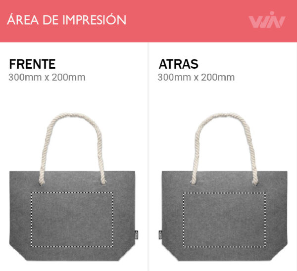 Bolso de playa FELTSEA - Imagen 2