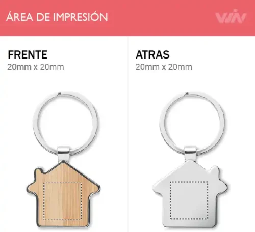 Llavero metálico BURNIE - Imagen 6