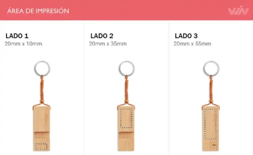 Llavero con soporte TRINEU - Imagen 4