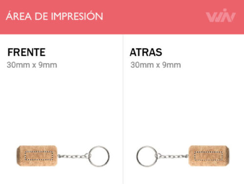 Llavero de corcho TAPON - Imagen 4