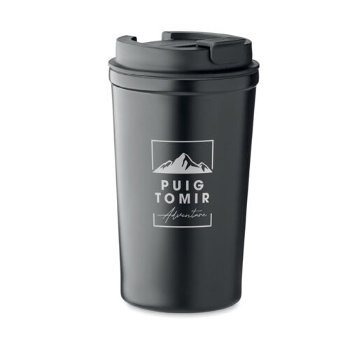 Vaso térmico NUNAVUM de acero reciclado con interior cerámico y tapa antifugas