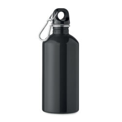 Botella REMID MOSS con tapa roscada y mosquetón, ideal como botella ecológica personalizada para regalos corporativos sostenibles.