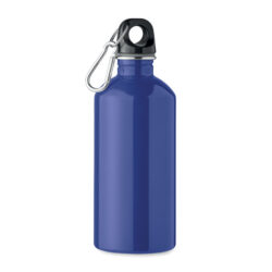 Botella REMID MOSS con tapa roscada y mosquetón, ideal como botella ecológica personalizada para regalos corporativos sostenibles.