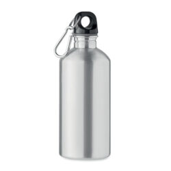 Botella REMID MOSS con tapa roscada y mosquetón, ideal como botella ecológica personalizada para regalos corporativos sostenibles.