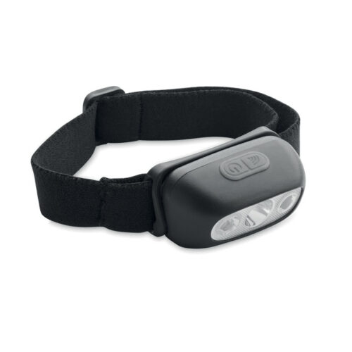 Linterna frontal recargable ELYDEE con cinta ajustable y luz LED