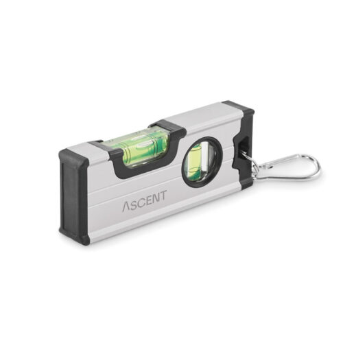 Nivel magnético portátil MAGNEL de aluminio con base imantada y mosquetón
