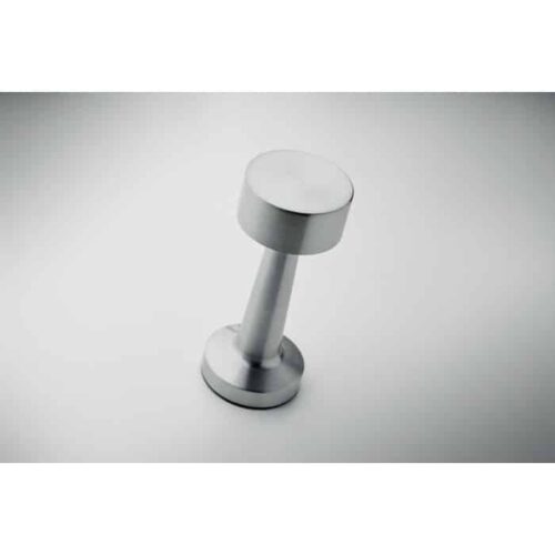 Lámpara LED táctil personalizada con base metálica.