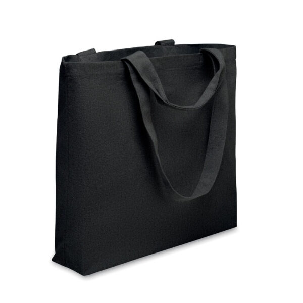 Bolsa reciclada con asas largas MALDI de tejido ecológico, ideal para eventos responsables y campañas promocionales sostenibles