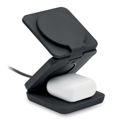 Base de carga NETICA para smartphone, smartwatch y audífonos TWS hecha en ABS reciclado