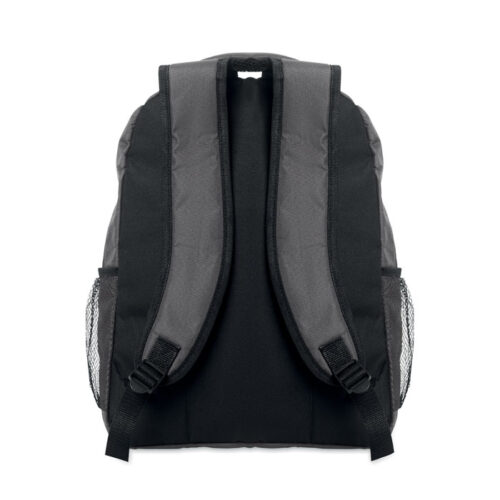 Mochila ecológica personalizada Topper con bolsillos de malla y espacio para portátil