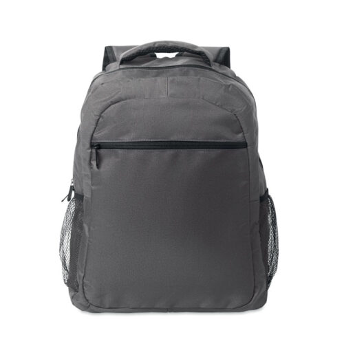 Mochila ecológica personalizada Topper con bolsillos de malla y espacio para portátil