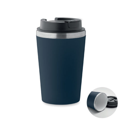 Vaso térmico BLERM de 350 ml con tapa antifugas y revestimiento interior cerámico