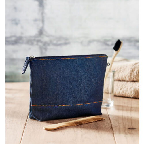 Cosmetiquera denim