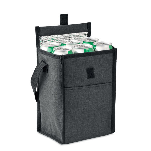 Lonchera ecológica personalizada Bobe de 3 litros con cierre de velcro, bolsillo frontal y asa superior