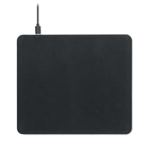 Mouse pad WIRELESS MATTY con cargador inalámbrico y base de corcho natural