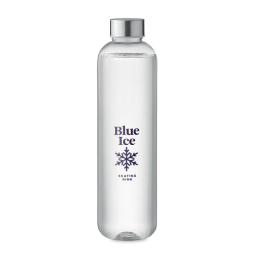Botella de Tritan personalizada de 1 litro con tapa de rosca y diseño ergonómico