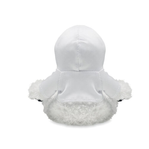 Peluche de panda PENNY con sudadera blanca para personalizar con sublimación