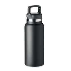 Botella térmica CLEO LARGE de 970 ml en acero inoxidable con tapa de rosca y asa integrada, ideal como botella térmica grande personalizada para eventos
