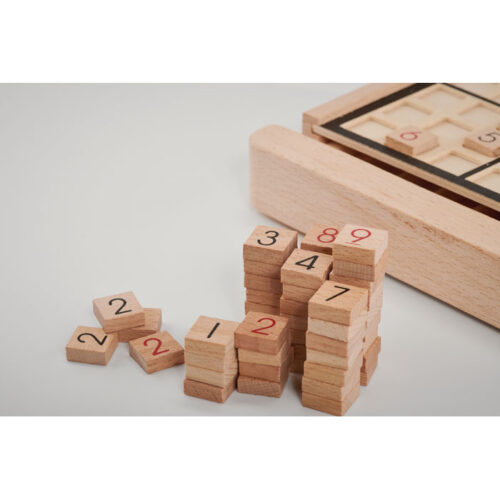 Juego de madera Sudoku