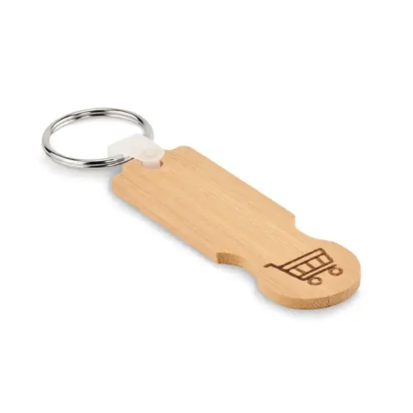 Llavero de bambú Compras