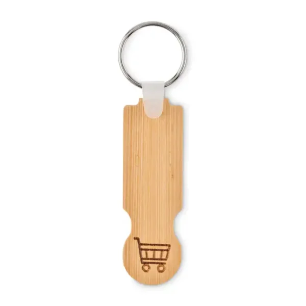 Llavero de bambú Compras