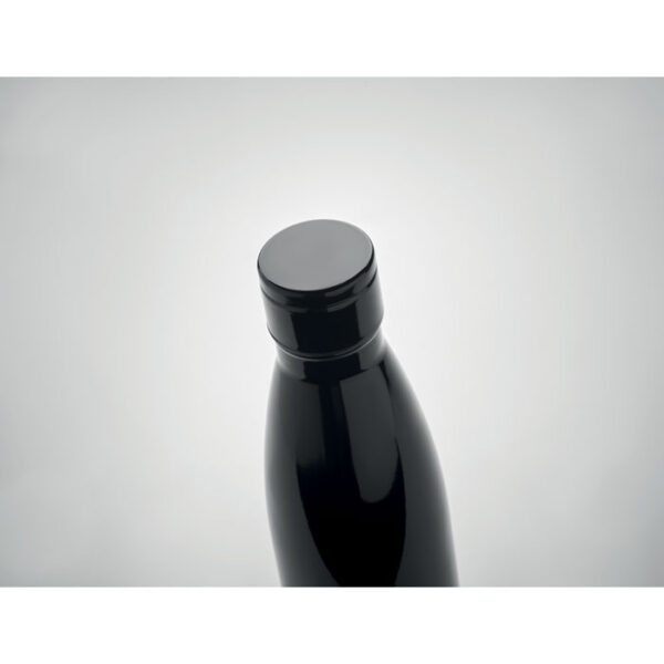 Botella térmica BELO LUX negra con pantalla LED de temperatura en la tapa