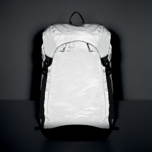 Mochila reflectante EIGER con recubrimiento de poliéster 190T