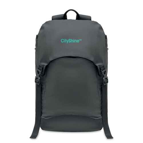 Mochila reflectante EIGER con recubrimiento de poliéster 190T