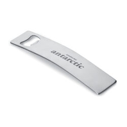 destapador curvado BARRY de acero inoxidable con acabado satinado