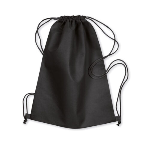 Bolsa deportiva promocional DAFFY ligera y reutilizable con cordones, ideal para eventos escolares, ferias y campañas publicitarias sostenibles