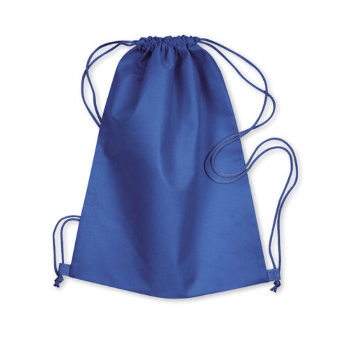 Bolsa deportiva promocional DAFFY ligera y reutilizable con cordones, ideal para eventos escolares, ferias y campañas publicitarias sostenibles