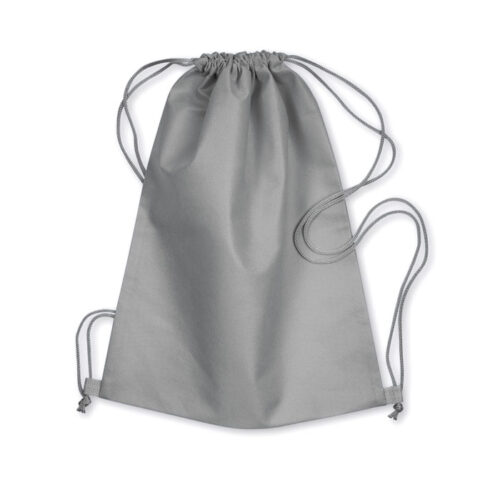 Bolsa deportiva promocional DAFFY ligera y reutilizable con cordones, ideal para eventos escolares, ferias y campañas publicitarias sostenibles