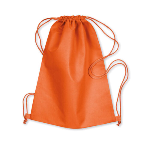 Bolsa deportiva promocional DAFFY ligera y reutilizable con cordones, ideal para eventos escolares, ferias y campañas publicitarias sostenibles